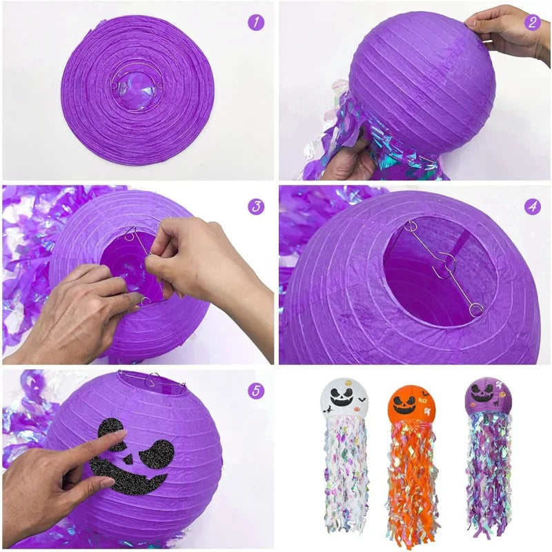 Lampiony dynia, duch – dekoracja