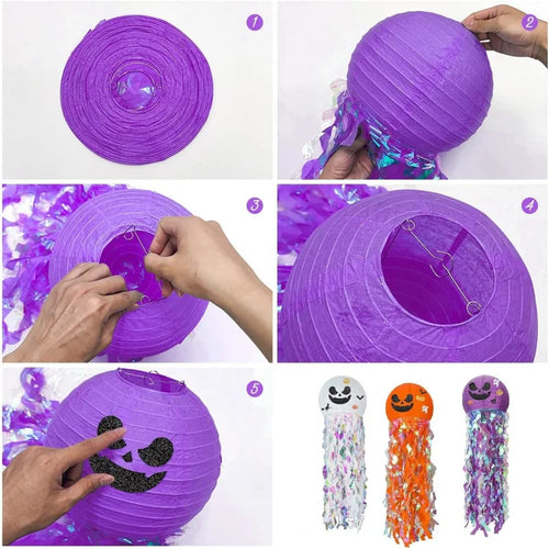 Lampiony dynia, duch – dekoracja