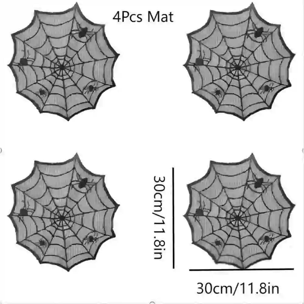 Czarna koronka dekoracyjna