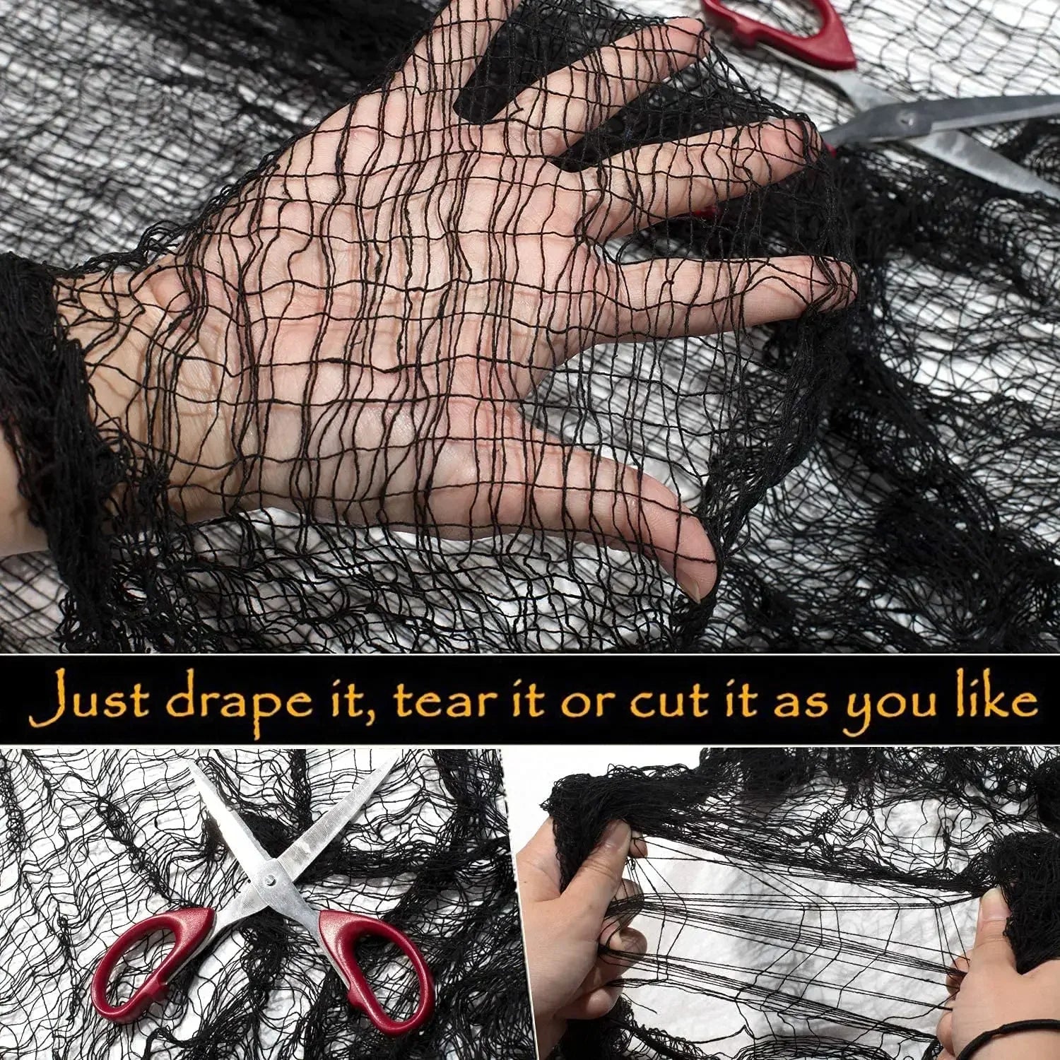 Czarna zasłona dekoracyjna 76x183 cm