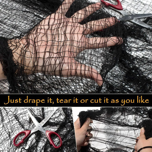 Czarna zasłona dekoracyjna 76x183 cm