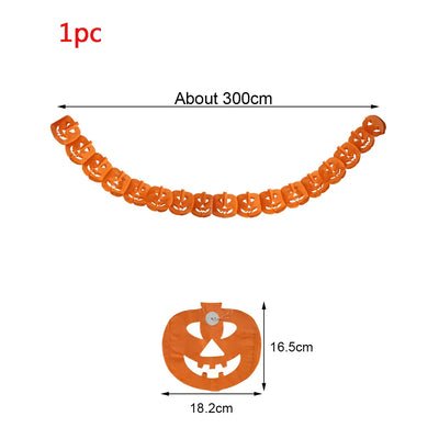 Papierowe dekoracje dynia 3D