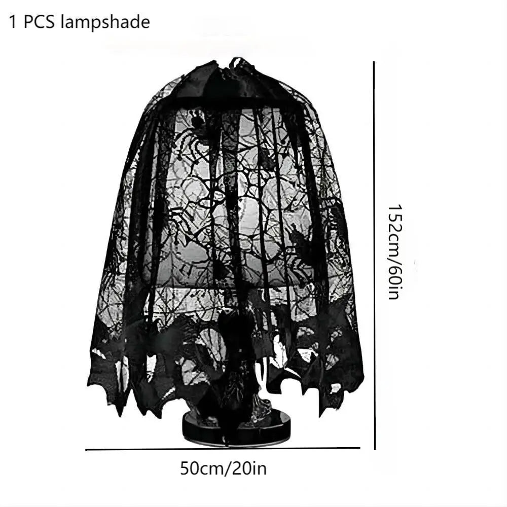 Czarna koronka dekoracyjna