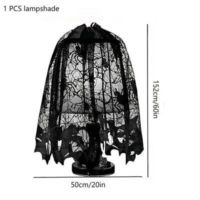 Czarna koronka dekoracyjna