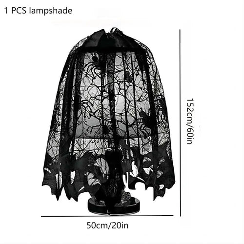 Czarna koronka dekoracyjna