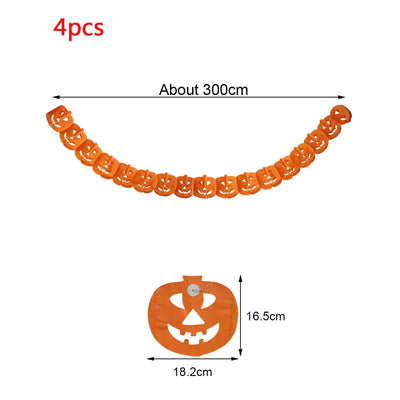 Papierowe dekoracje dynia 3D