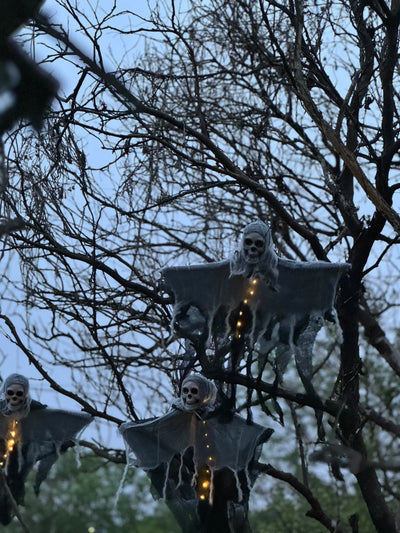 Dekoracja szkielet/duch stojący