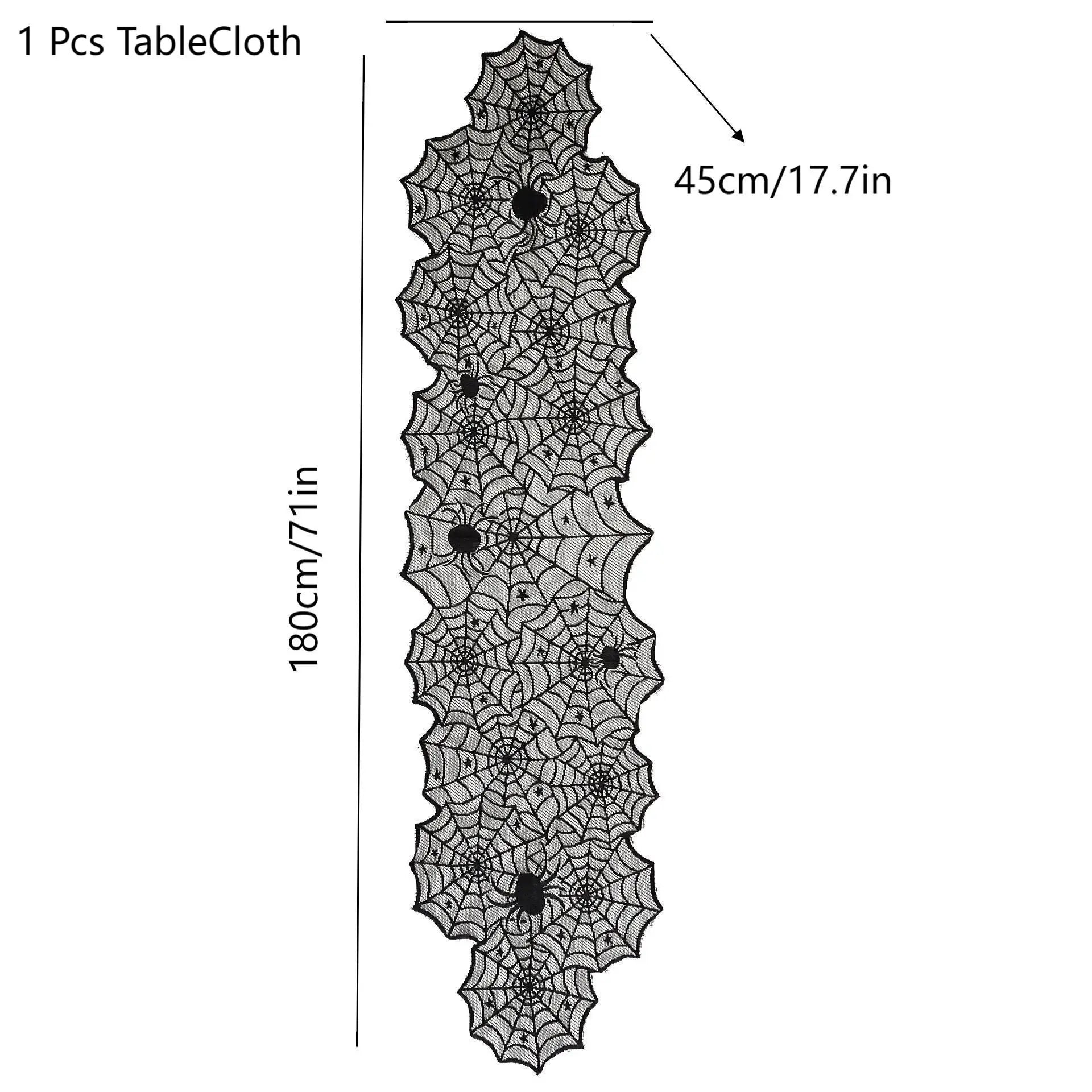 Czarna koronka dekoracyjna