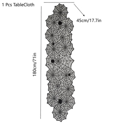 Czarna koronka dekoracyjna