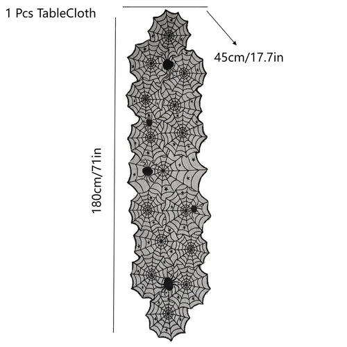 Czarna koronka dekoracyjna