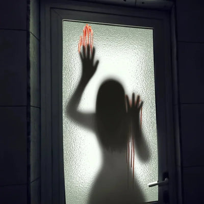 Dekoracja okienna ze szkła – straszne wzory