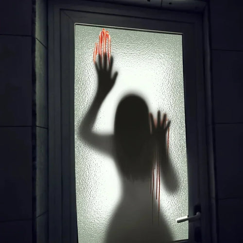 Dekoracja okienna ze szkła – straszne wzory