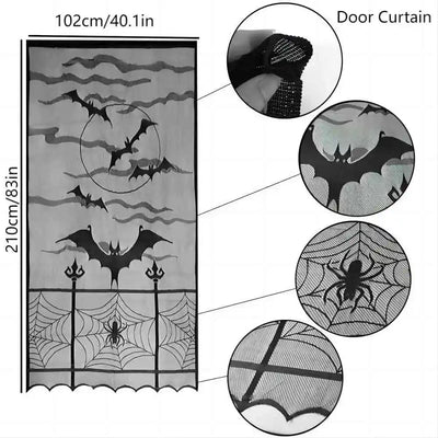 Czarna koronka dekoracyjna