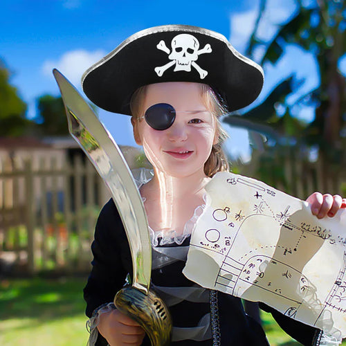 2 szt. opaska pirat + opaska na oko