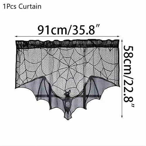 Czarna koronka dekoracyjna